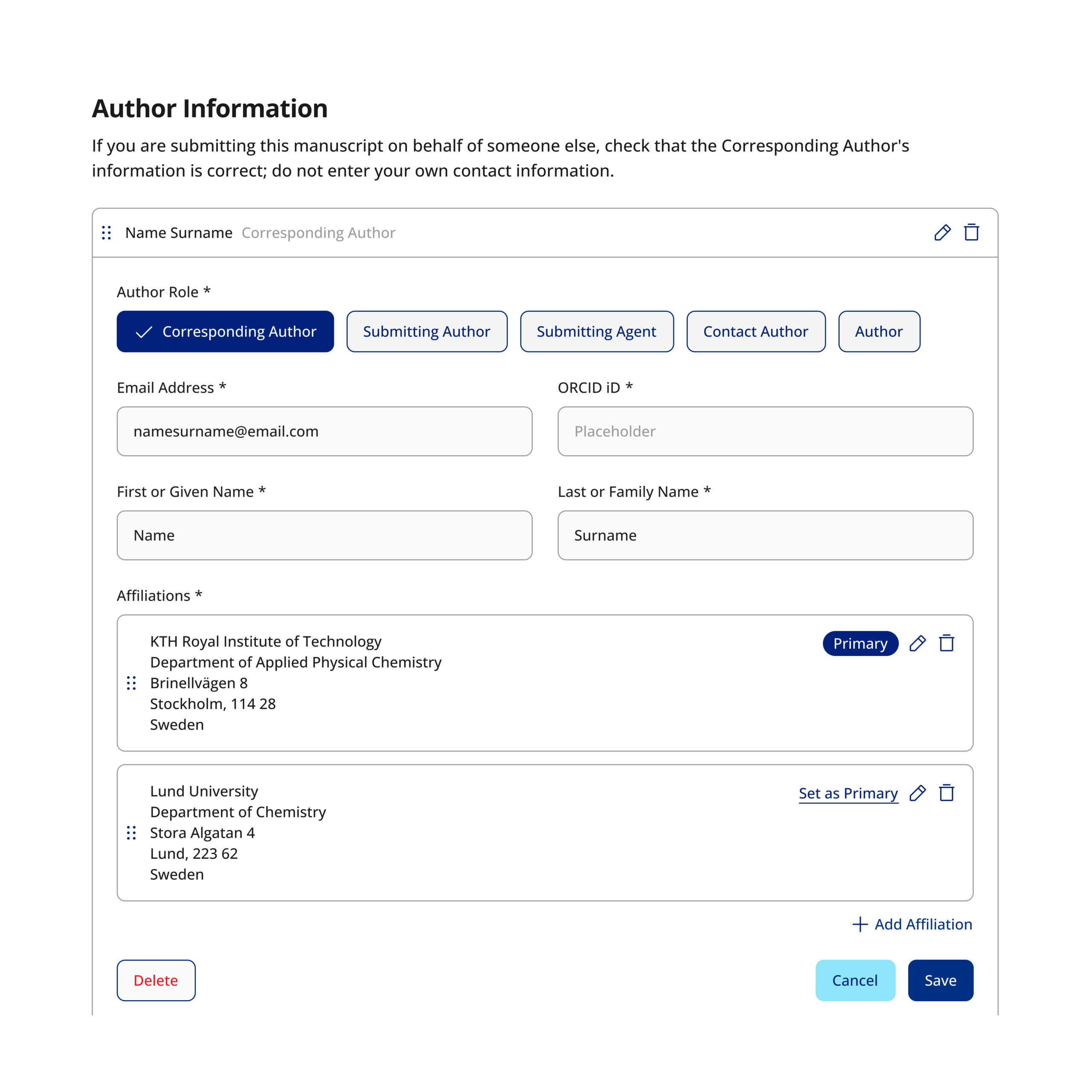 Streamline author interactions Extract metadata with AI